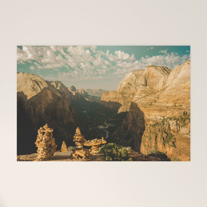 Zion Mornings - National Parks Nature Photography Welcome Mat Gallery Image 1