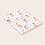 Holiday 2025 Santa claus Happy cute portrait Multicolored Christmas Notebook Gallery Image 2