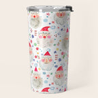 Holiday 2025 Santa claus Happy cute portrait Multicolored Christmas Travel Mug Gallery Image 2