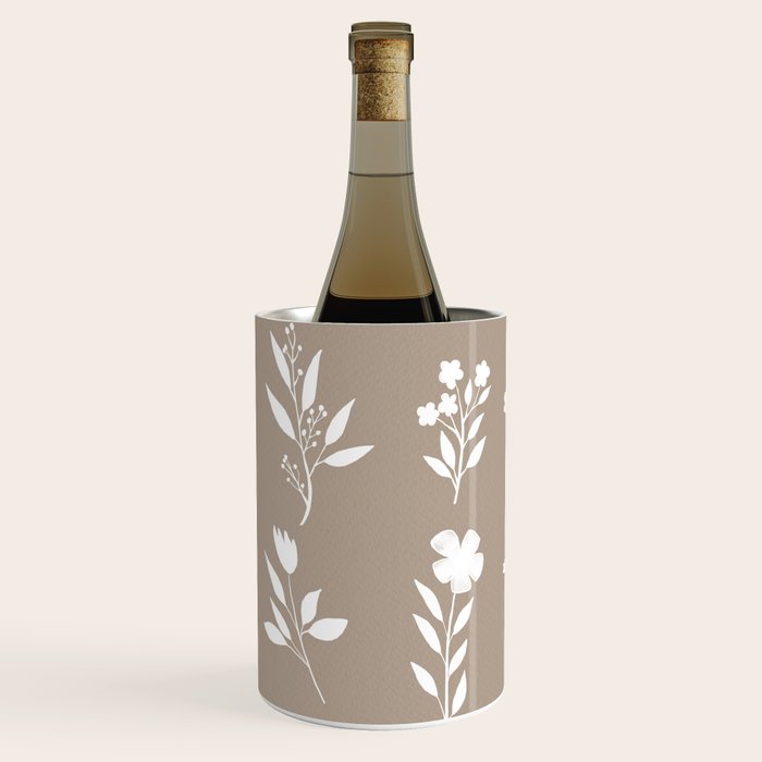 White Flower Pattern_02 Wine Chiller Gallery Image 2