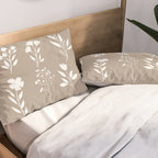 White Flower Pattern_02 Pillow Sham Gallery Image 2