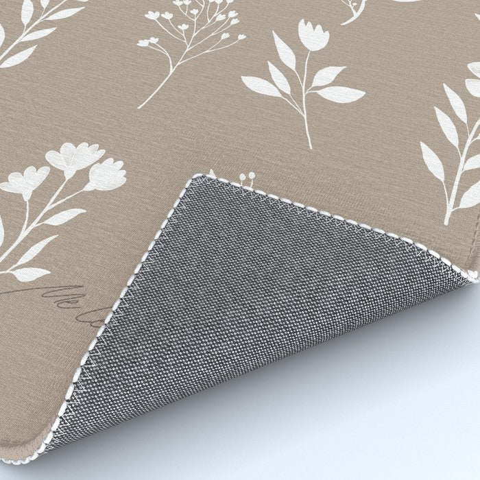 White Flower Pattern_02 Rug Gallery Image 4
