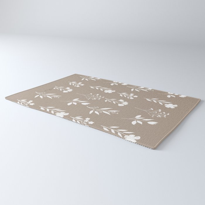 White Flower Pattern_02 Rug Gallery Image 3