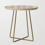 White Flower Pattern_02 Side Table Gallery Image 1