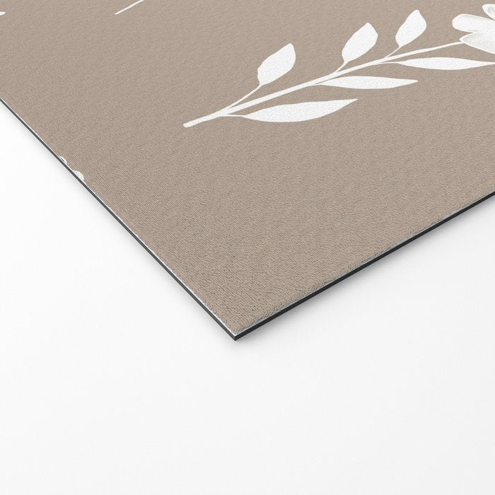 White Flower Pattern_02 Welcome Mat Gallery Image 2