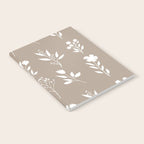 White Flower Pattern_02 Notebook Gallery Image 2