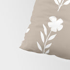 White Flower Pattern_02 Pillow Sham Gallery Image 4