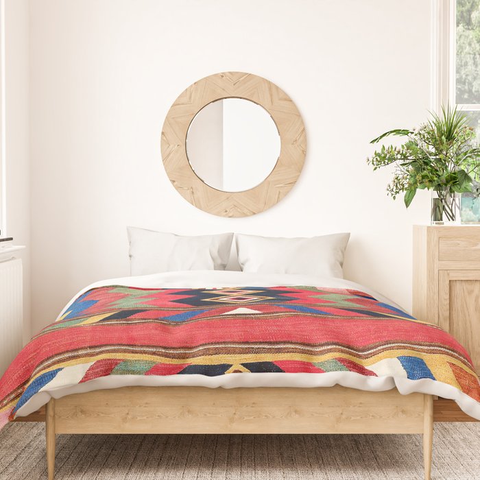 Bolan Varamin North Persian Kilim Duvet Cover Gallery Image 3
