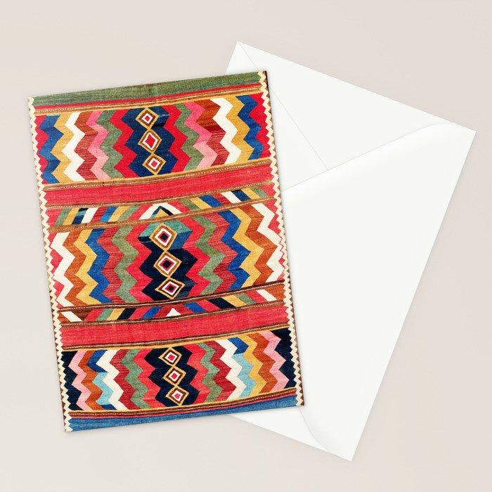 Bolan Varamin North Persian Kilim Stationery Card Gallery Image 2