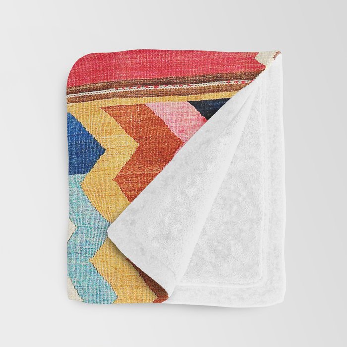 Bolan Varamin North Persian Kilim Throw Blanket Gallery Image 3