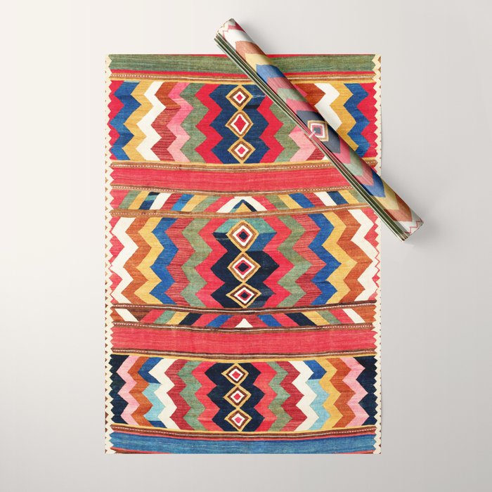 Bolan Varamin North Persian Kilim Wrapping Paper Gallery Image 1