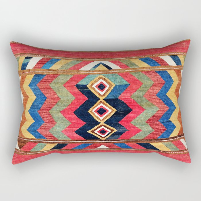 Bolan Varamin North Persian Kilim Rectangular Pillow Gallery Image 2