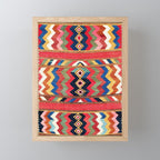 Bolan Varamin North Persian Kilim Mini Art Print Gallery Image 1