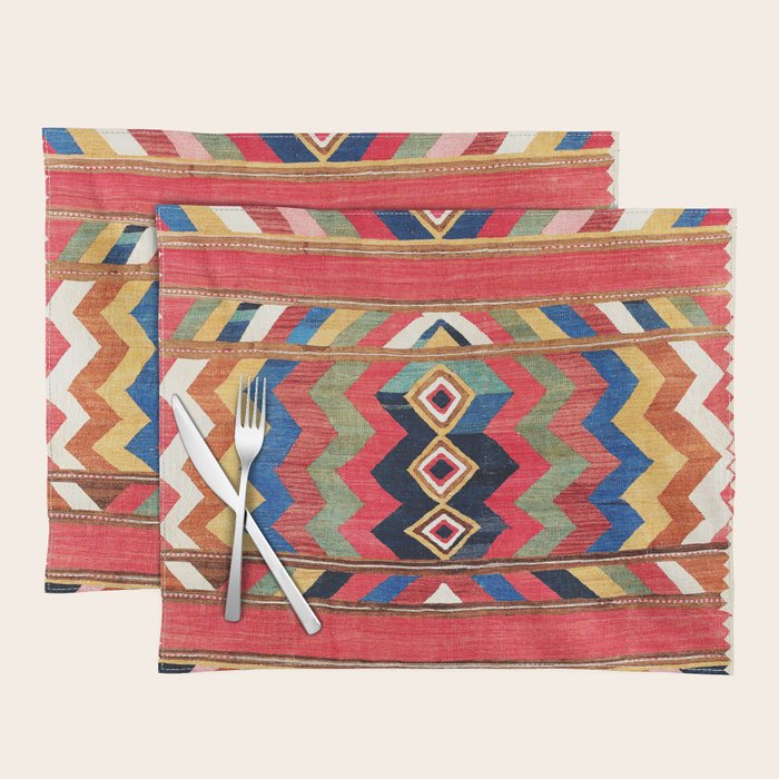 Bolan Varamin North Persian Kilim Placemat Gallery Image 1
