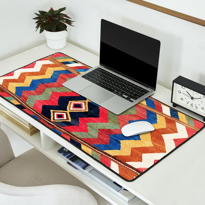 Bolan Varamin North Persian Kilim Desk Mat Gallery Image 2