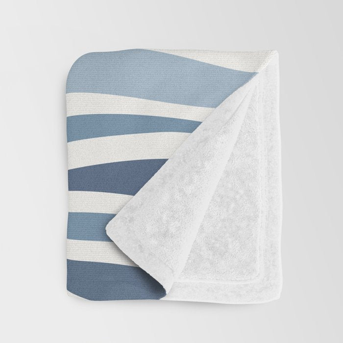 Blue Ocean Waves and the Sun Throw Blanket Gallery Image 3