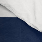 Marinière Nautical Navy Blue and White Mariniere Stripes  Comforter Gallery Image 4