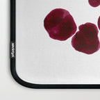Burgundy Inkblot Pattern Rorschach Test Laptop Sleeve Gallery Image 3