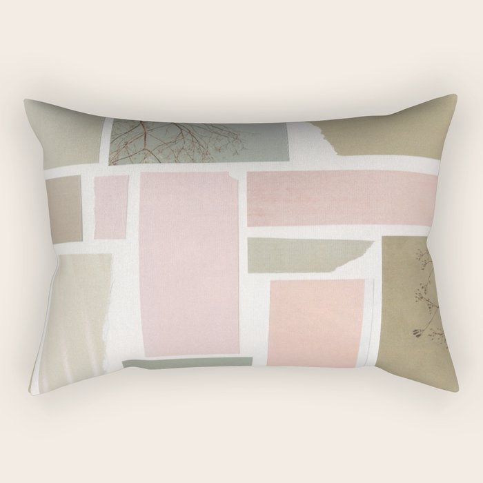Color Blocks #4 Rectangular Pillow Gallery Image 2