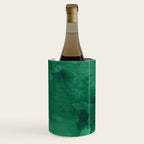 emerald watercolor Wine Chiller Gallery Image 1