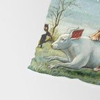 'If Only Big Things Were Little, and Little Things Were Big' by Louis Wain Pillow Sham Gallery Image 4