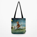 'If Only Big Things Were Little, and Little Things Were Big' by Louis Wain Tote Bag Gallery Image 2