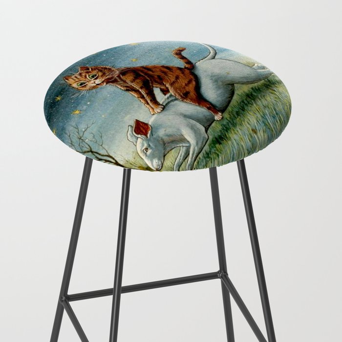'If Only Big Things Were Little, and Little Things Were Big' by Louis Wain Stool Gallery Image 2