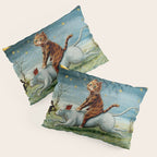 'If Only Big Things Were Little, and Little Things Were Big' by Louis Wain Pillow Sham Gallery Image 3