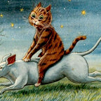 'If Only Big Things Were Little, and Little Things Were Big' by Louis Wain Coffee Mug Gallery Image 2