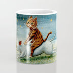 'If Only Big Things Were Little, and Little Things Were Big' by Louis Wain Coffee Mug Gallery Image 4