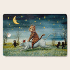'If Only Big Things Were Little, and Little Things Were Big' by Louis Wain Cutting Board Gallery Image 1