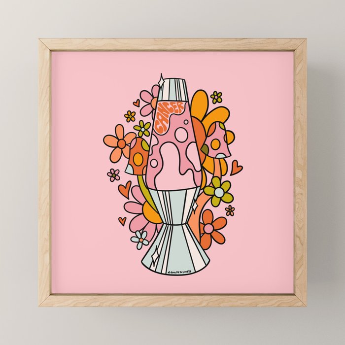 Cancer Lava Lamp Mini Art Print Gallery Image 1