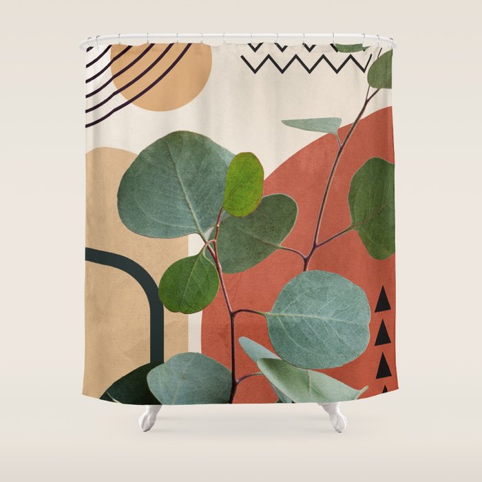 Nature Geometry 17 Shower Curtain Gallery Image 1