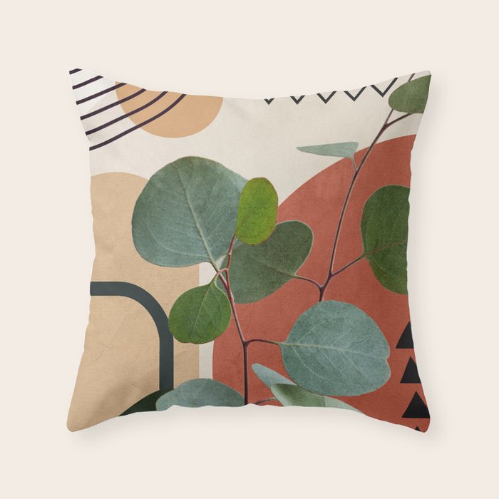 Nature Geometry 17 Throw Pillow Gallery Image 6
