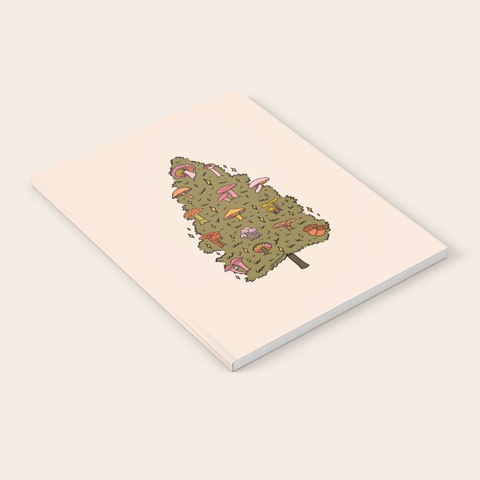Mushroom Christmas Tree Notebook Gallery Image 1