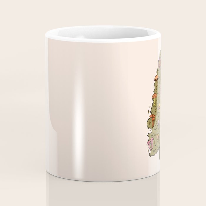 Mushroom Christmas Tree Coffee Mug Gallery Image 4