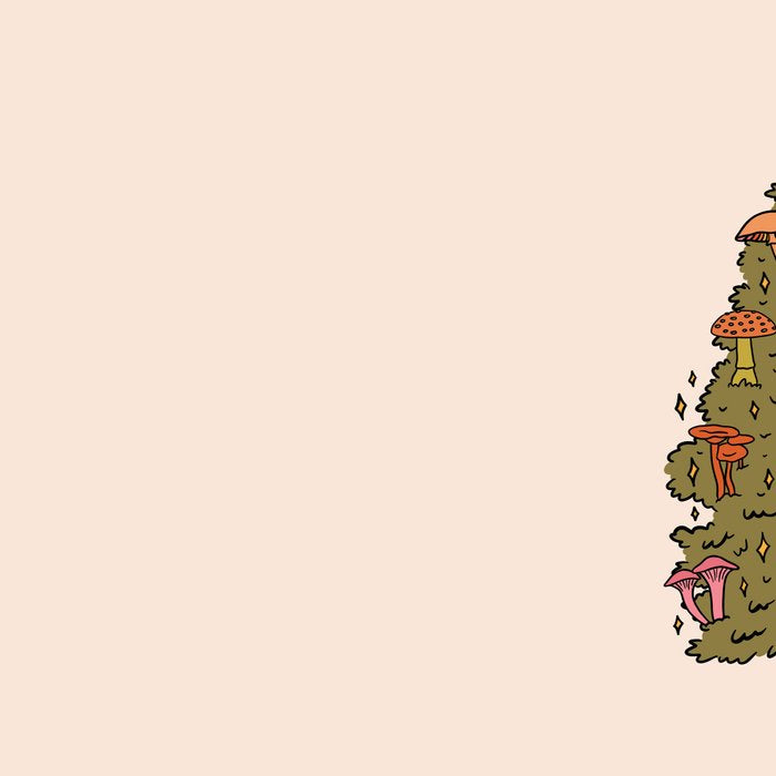Mushroom Christmas Tree Coffee Mug Gallery Image 2