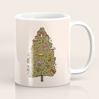 Mushroom Christmas Tree Coffee Mug Gallery Image 1