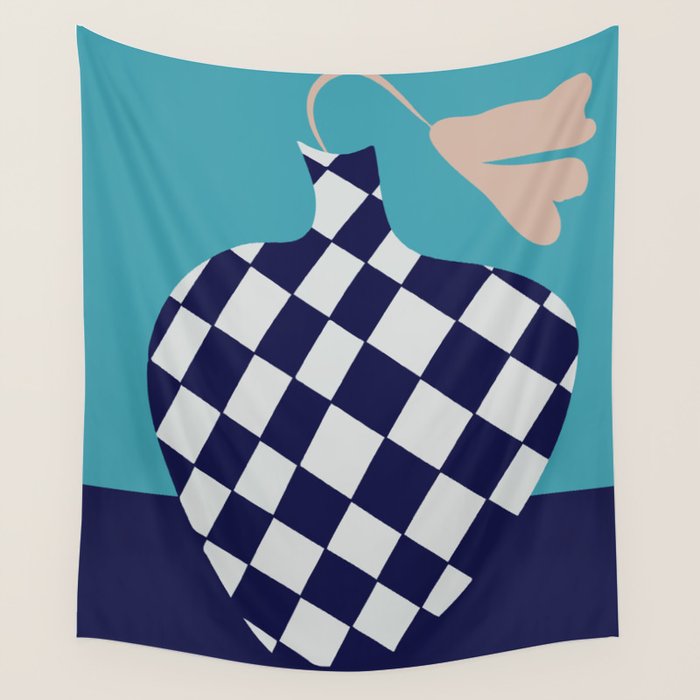 Minimalistic Vase 3 Wall Tapestry Gallery Image 4