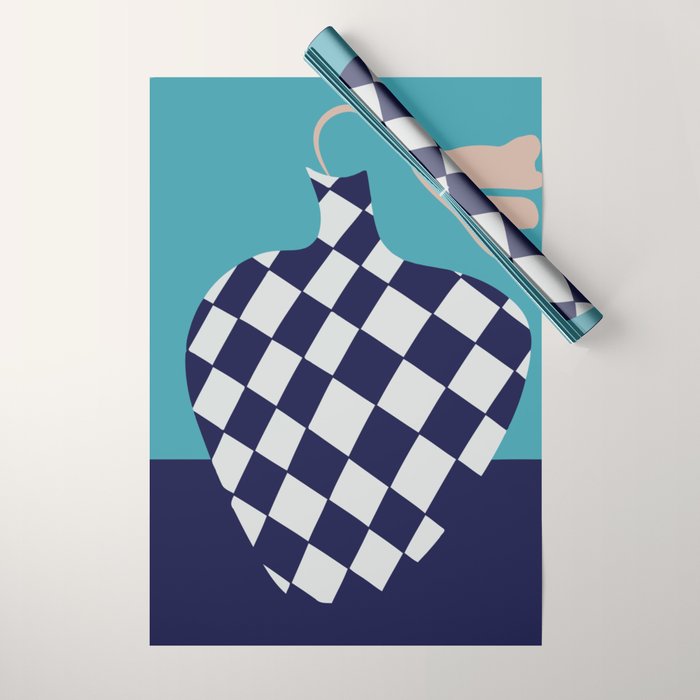 Minimalistic Vase 3 Wrapping Paper Gallery Image 1