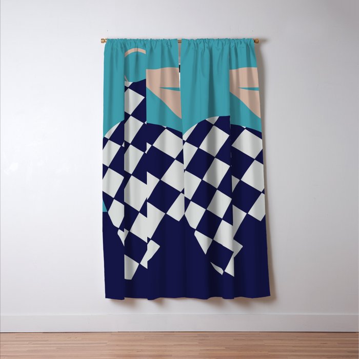 Minimalistic Vase 3 Window Curtain Gallery Image 3