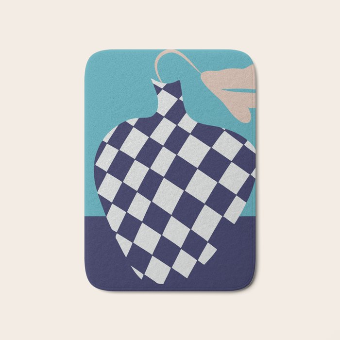 Minimalistic Vase 3 Bath Mat Gallery Image 1