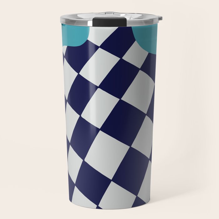 Minimalistic Vase 3 Travel Mug Gallery Image 1