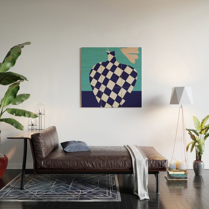 Minimalistic Vase 3 Wood Wall Art Gallery Image 2