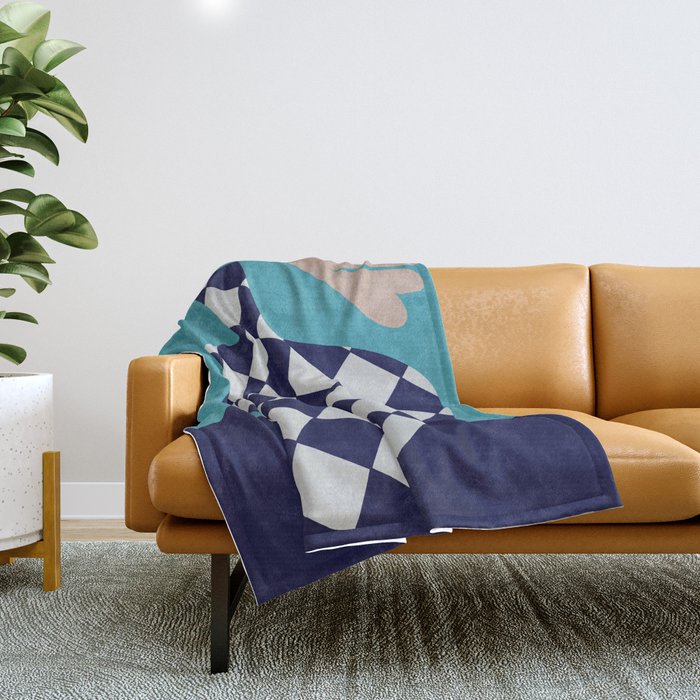 Minimalistic Vase 3 Throw Blanket Gallery Image 1