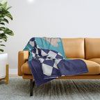Minimalistic Vase 3 Throw Blanket Gallery Image 1