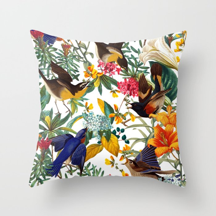 The Land of Birds II Throw Pillow Gallery Image 6