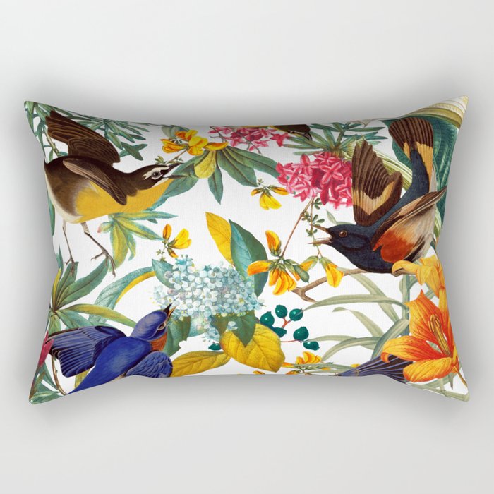 The Land of Birds II Rectangular Pillow Gallery Image 2