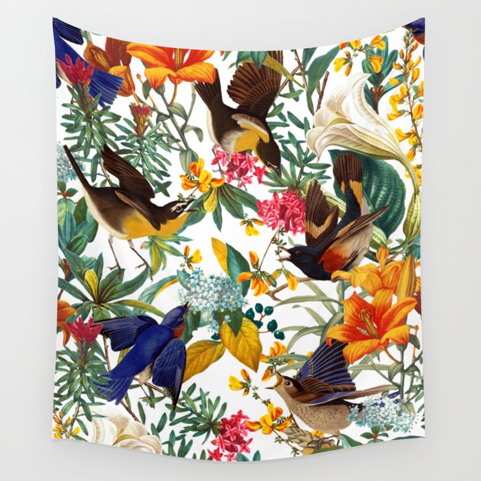 The Land of Birds II Wall Tapestry Gallery Image 1