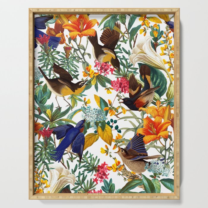 The Land of Birds II Serving Tray Gallery Image 1